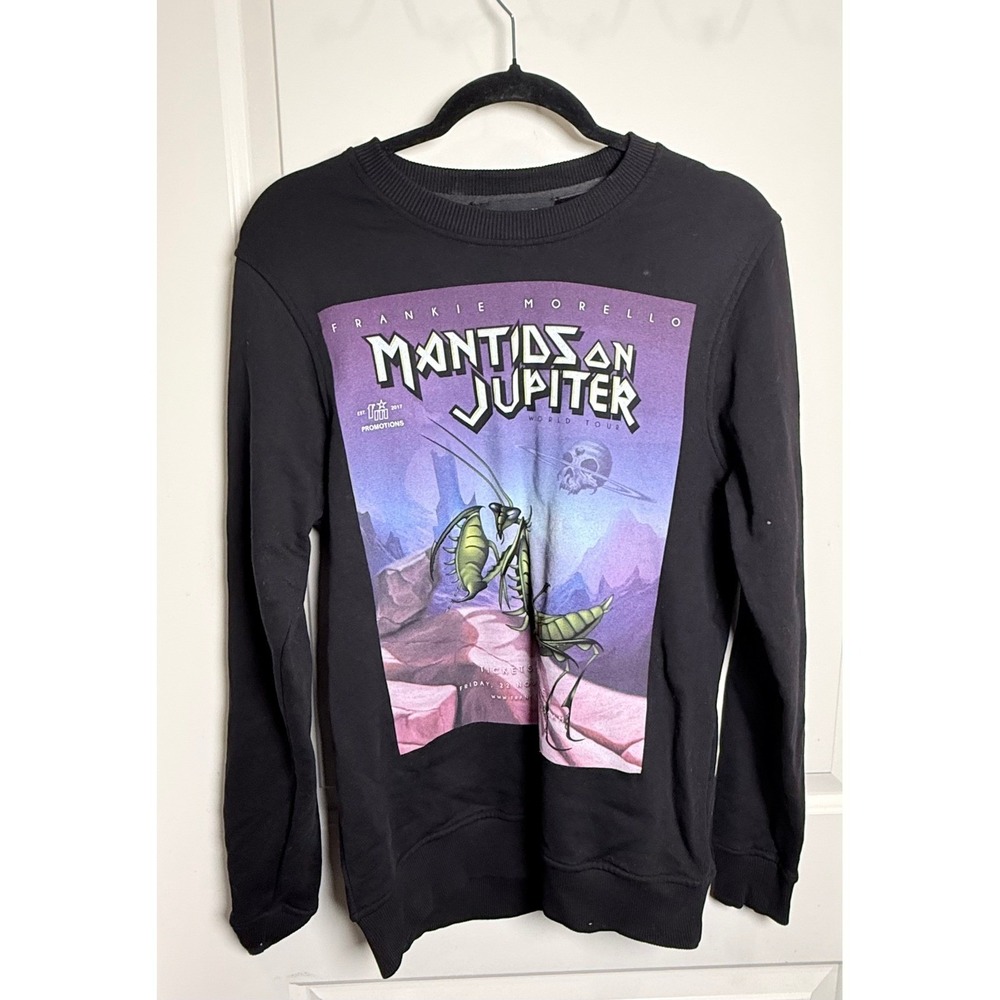 Frankie Morello Mantids on Jupiter‎ Tour Sweatshirt Rare Graphic Crewneck S
